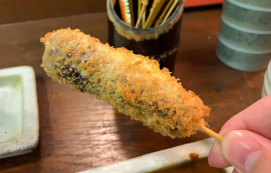 ムラサキ芋 - 串かつ料理 活